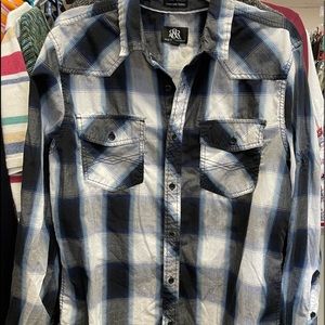 Rock and republic plaid shirt